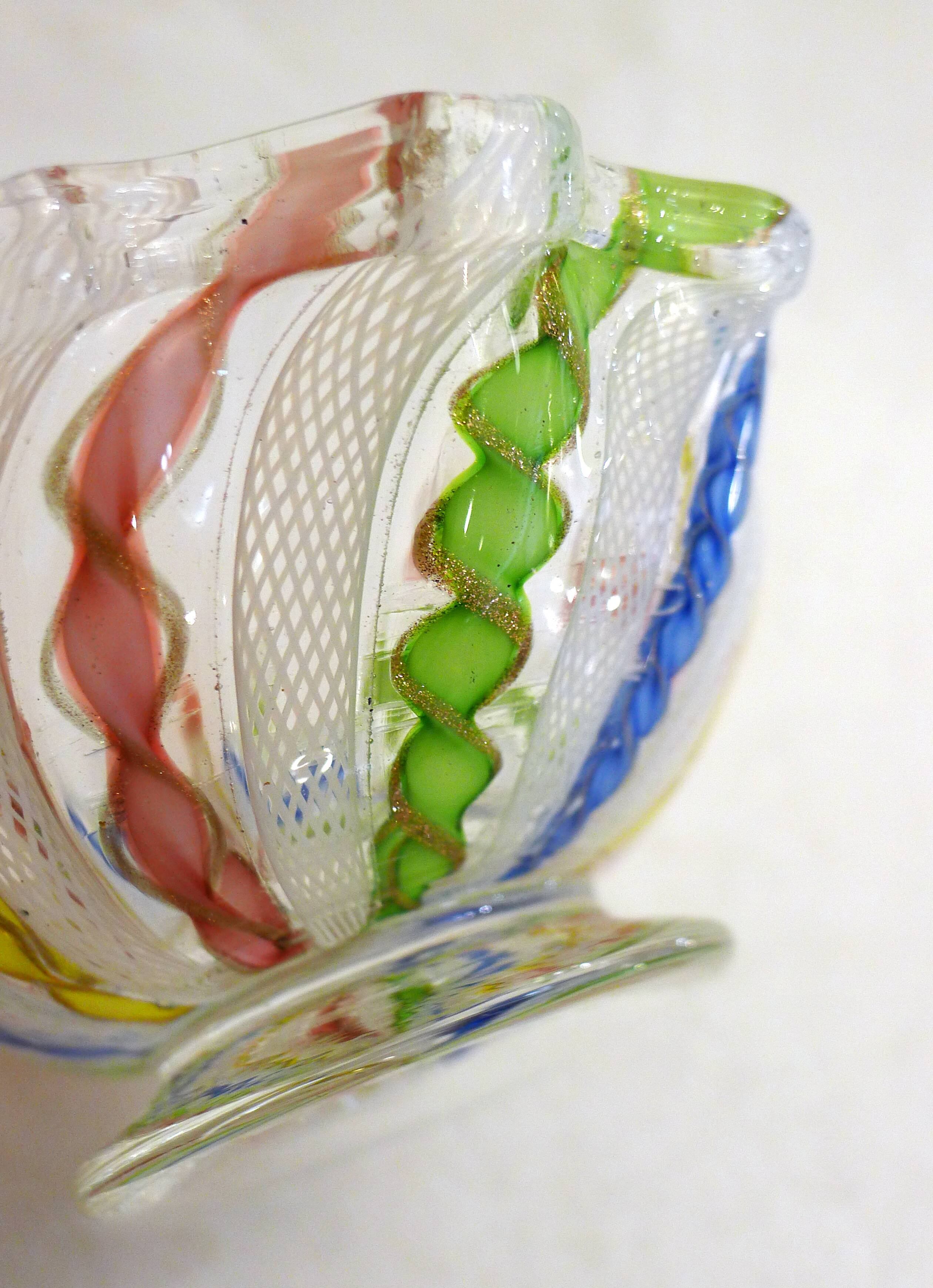 Small tangy glass bowl from Murano, 1960s.