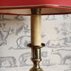 Gilded bronze lamp