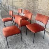 6 Chaises 764 de joseph andre motte éditions steiner 1950