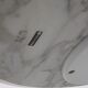 Tulip oval arabescato marble coffee table by Eero Saarinen for Knoll International 1990s