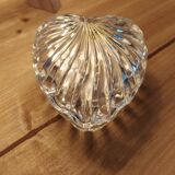 Crystal heart jewelry box