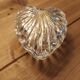 Coeur en cristal boîte à bijoux