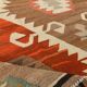 Turkish Multicolor Tribal Vintage Kilim Rug, 298x392Cm