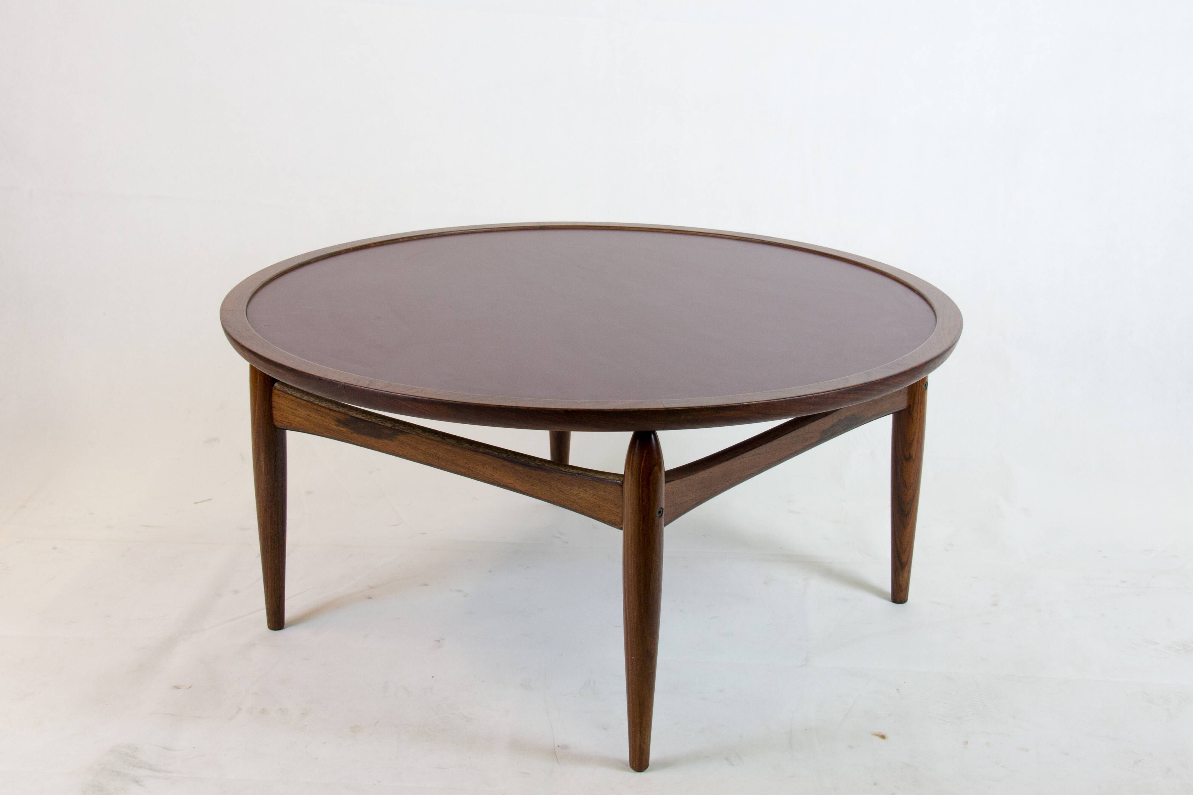 Rosewood coffee table by Ejvind A. Johansson for Ludvig Pontoppidan