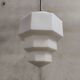 Art deco skyscraper pendant light 1930s
