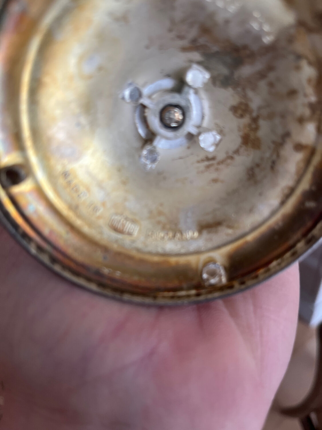 Pair of candle holders