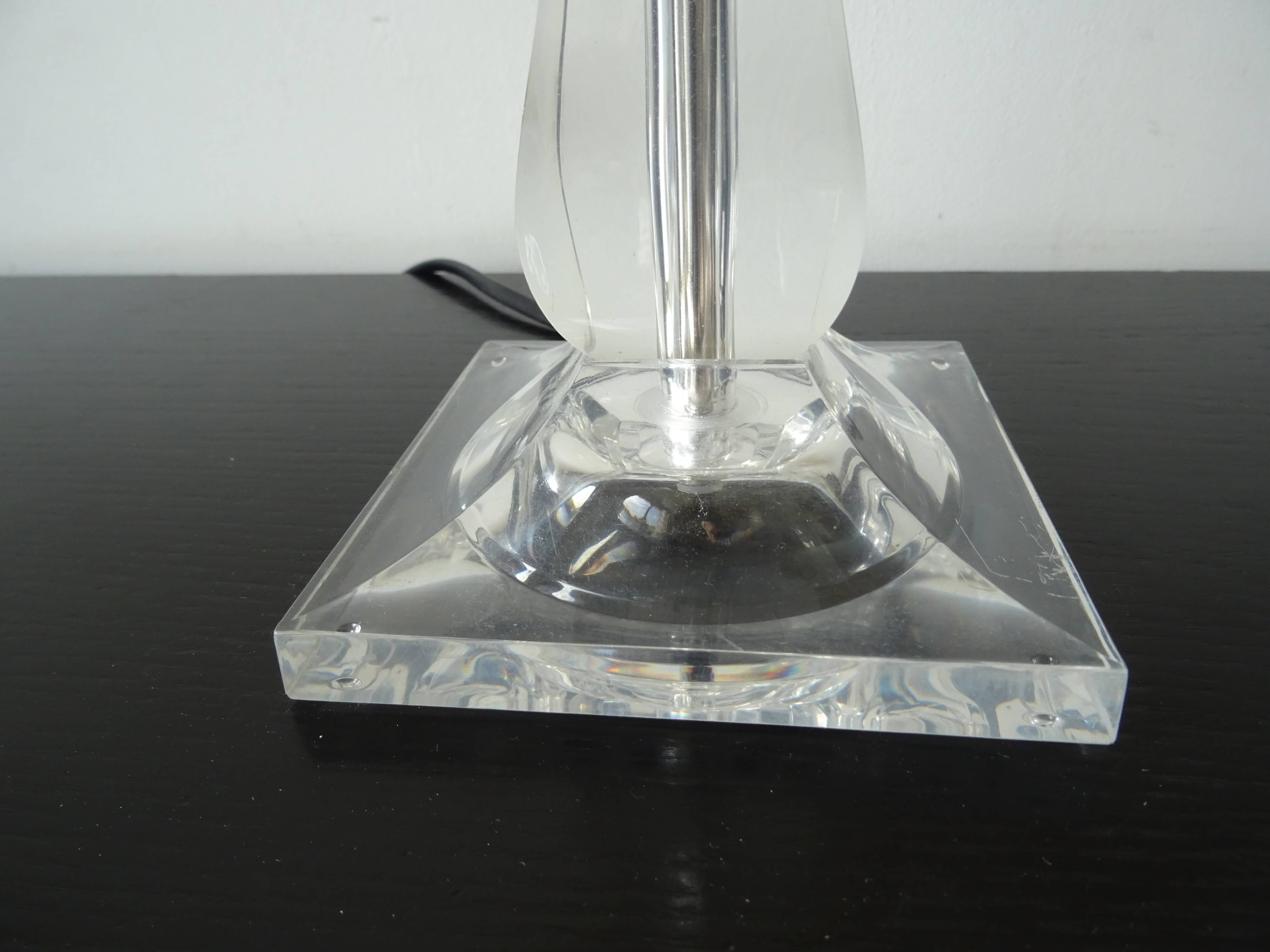 Plexiglas living room lamp