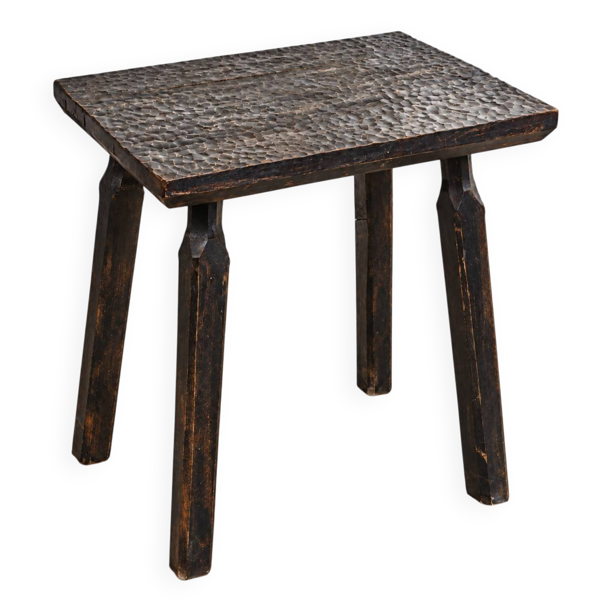 Table d'appoint dans le goût des Artisans de Marolles  1950