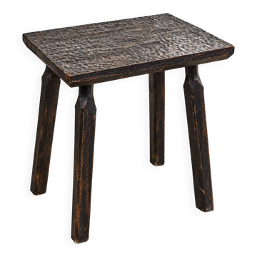 Table d'appoint dans le goût des Artisans de Marolles  1950