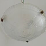 Art Deco Artistar France White Platformer Ceiling Light Abstract Design 529