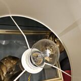 1970s pair of brass table lamps from France