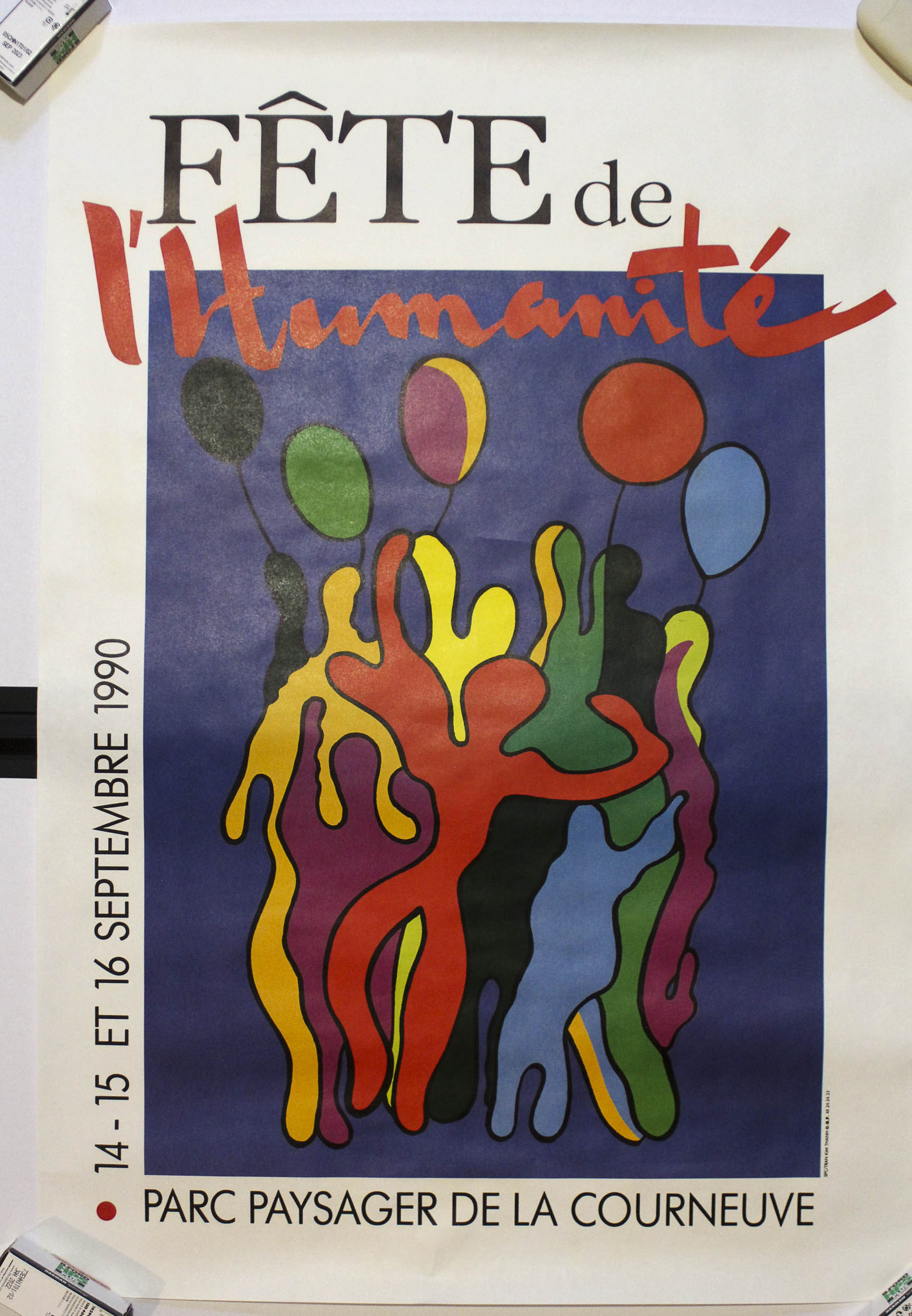 Poster of the Fête de l'Humanité 1990