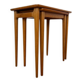 Ensemble de deux tables d'appoint en bois - Allemagne, années 1970