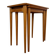 Set of two wood side/nesting tables - Germany, 1970s