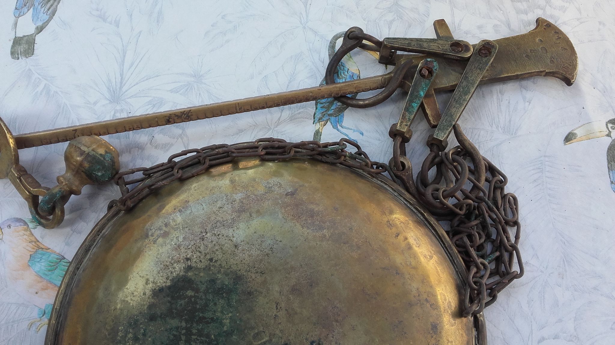 Antique copper scale
