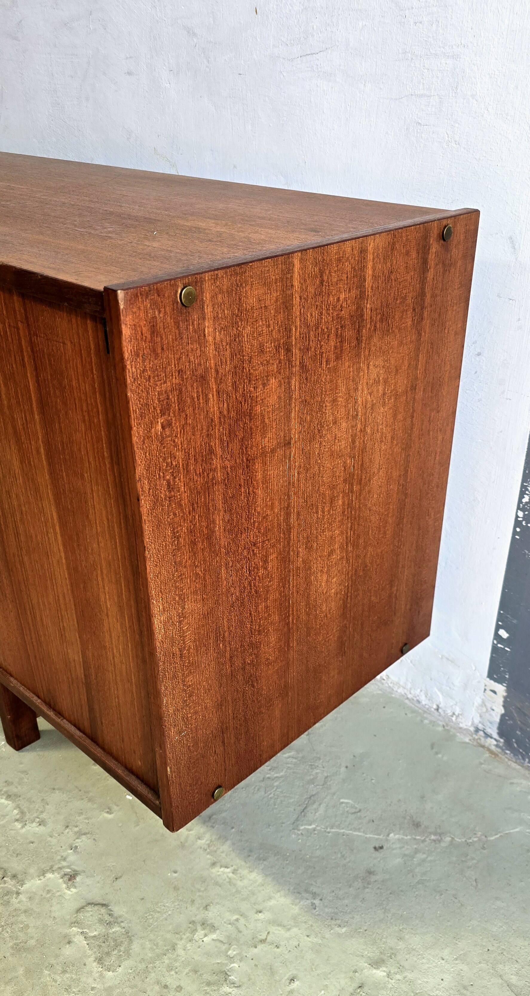 Enfilade en teck vintage Selex De Barovero, Italie, Années 1960