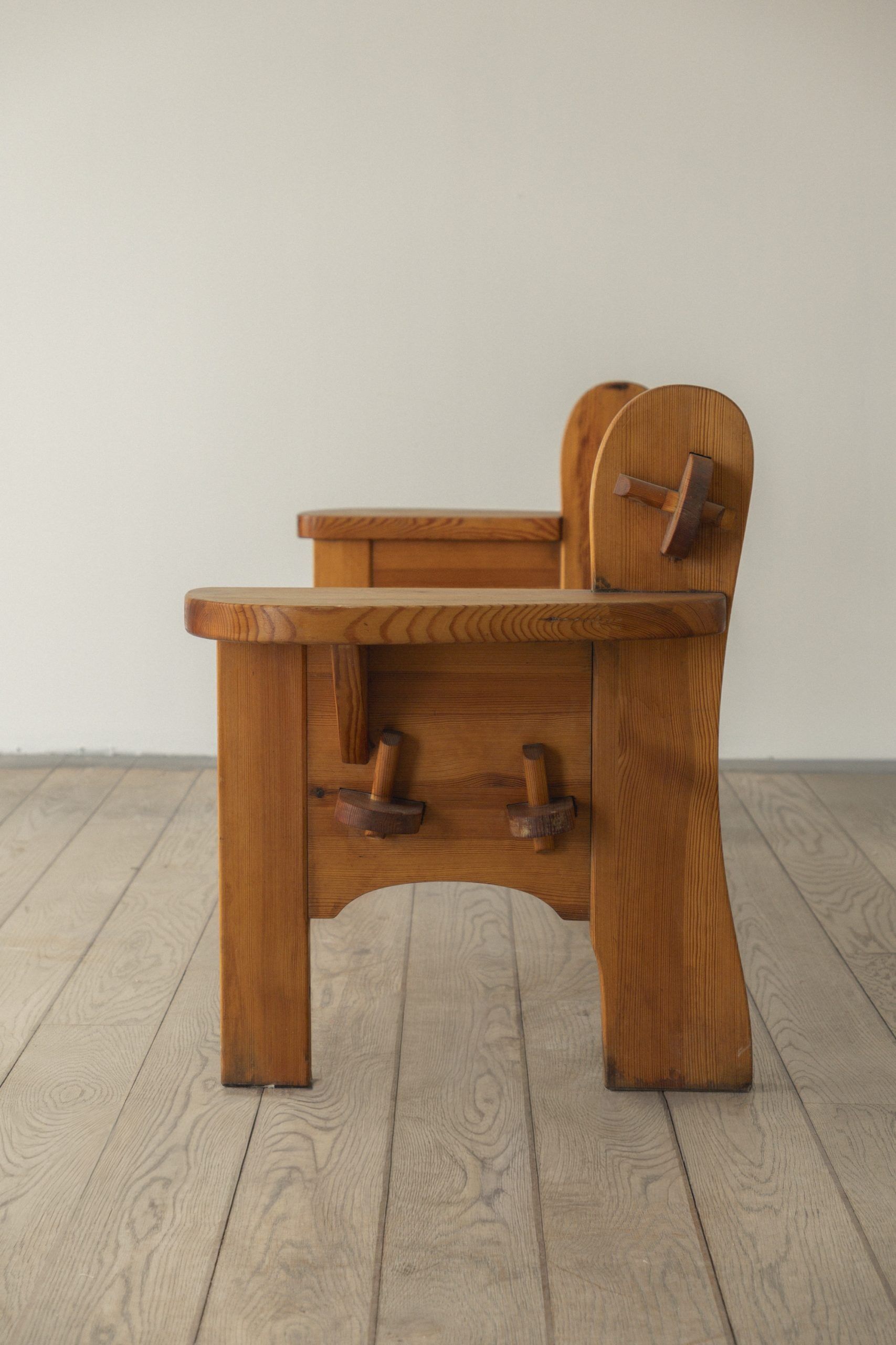 David Rosén, solid pine, bench