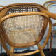 Set de 4 chaises cannées hêtre courbé