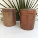 Old charentais stoneware pot with lid