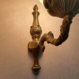 Antique globe wall sconces
