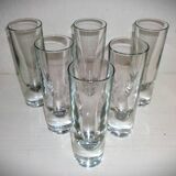 6x Long drink glass Bullet - Carlo Moretti 1980'S - Borgonovo