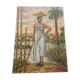 Painting on isorel of an African woman