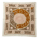Nappe brodée à la main vintage 120x134 cm