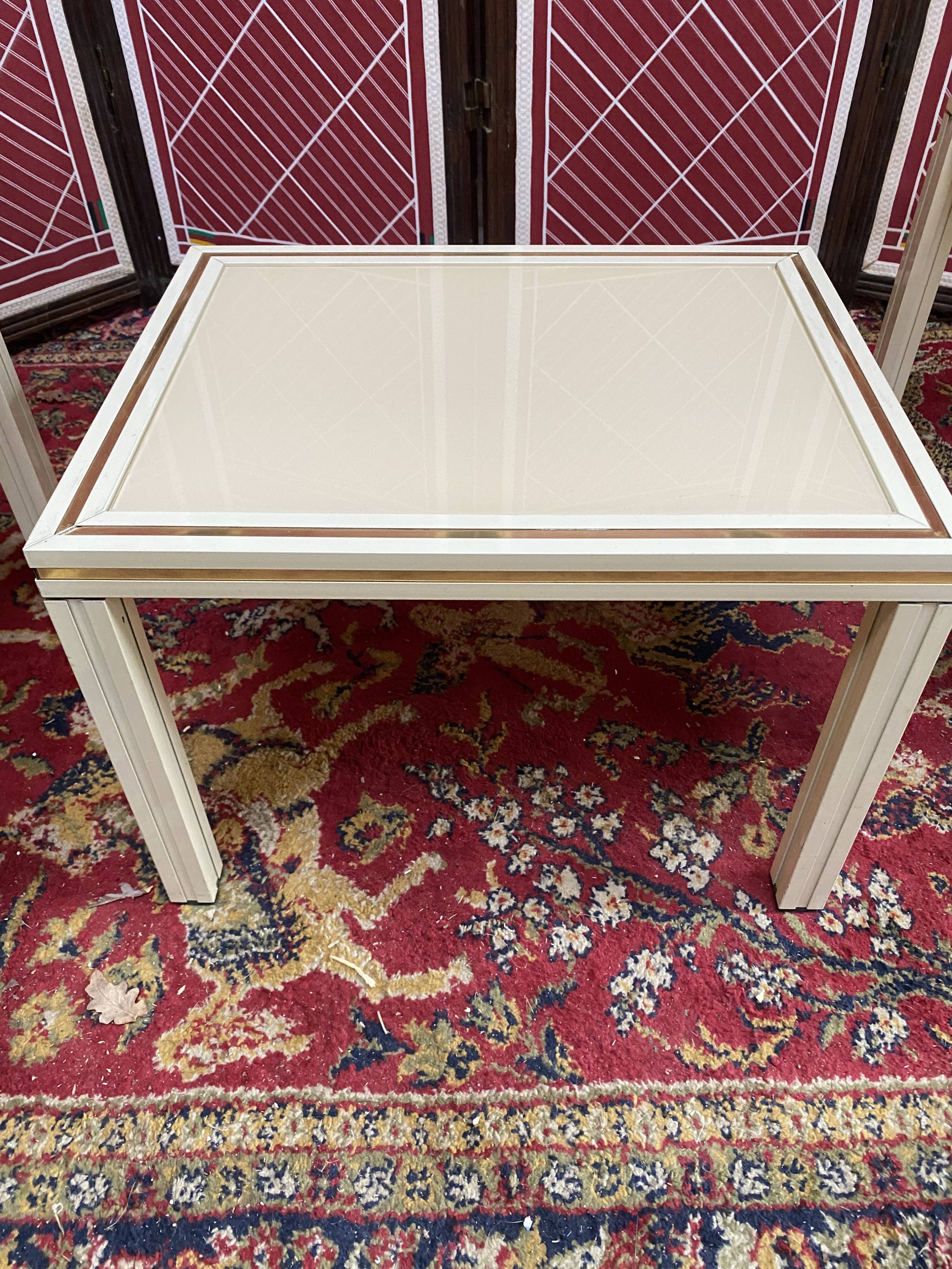 Set of 3 nesting tables by Pierre Vandel, 1970s