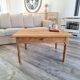 Farmhouse coffee table in solid wood, country style.