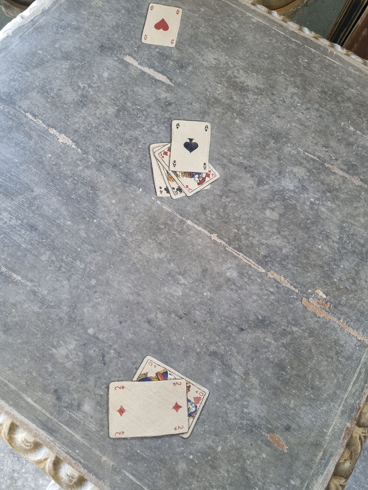 Table à jeu, d'appoint, XVIIIème s.