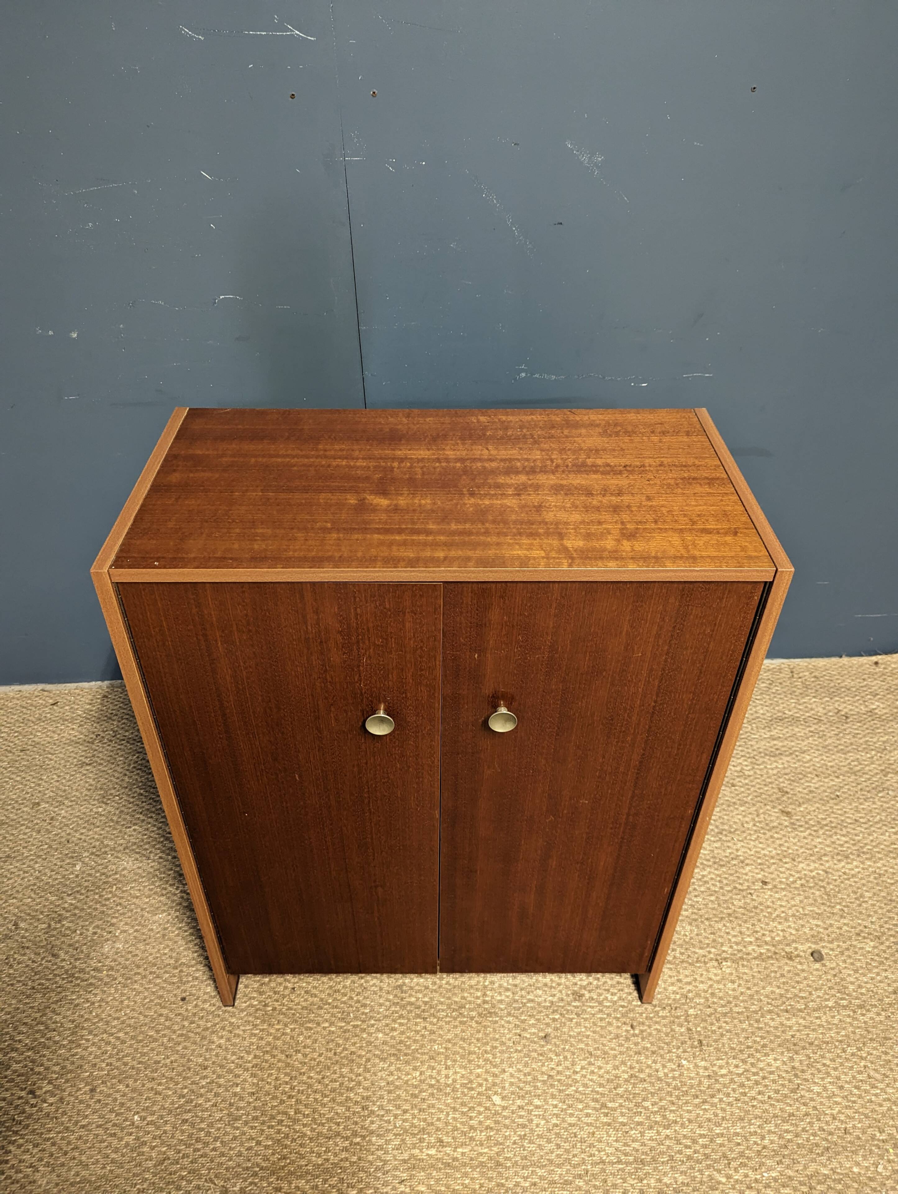 Meuble de rangement vintage en teck