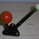 Vintage coat rack - double balls with wooden balls