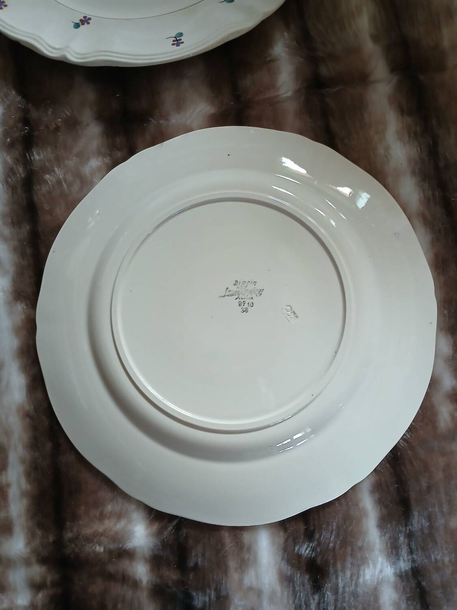 2 plats anciens Digoin et Sarreguemines 