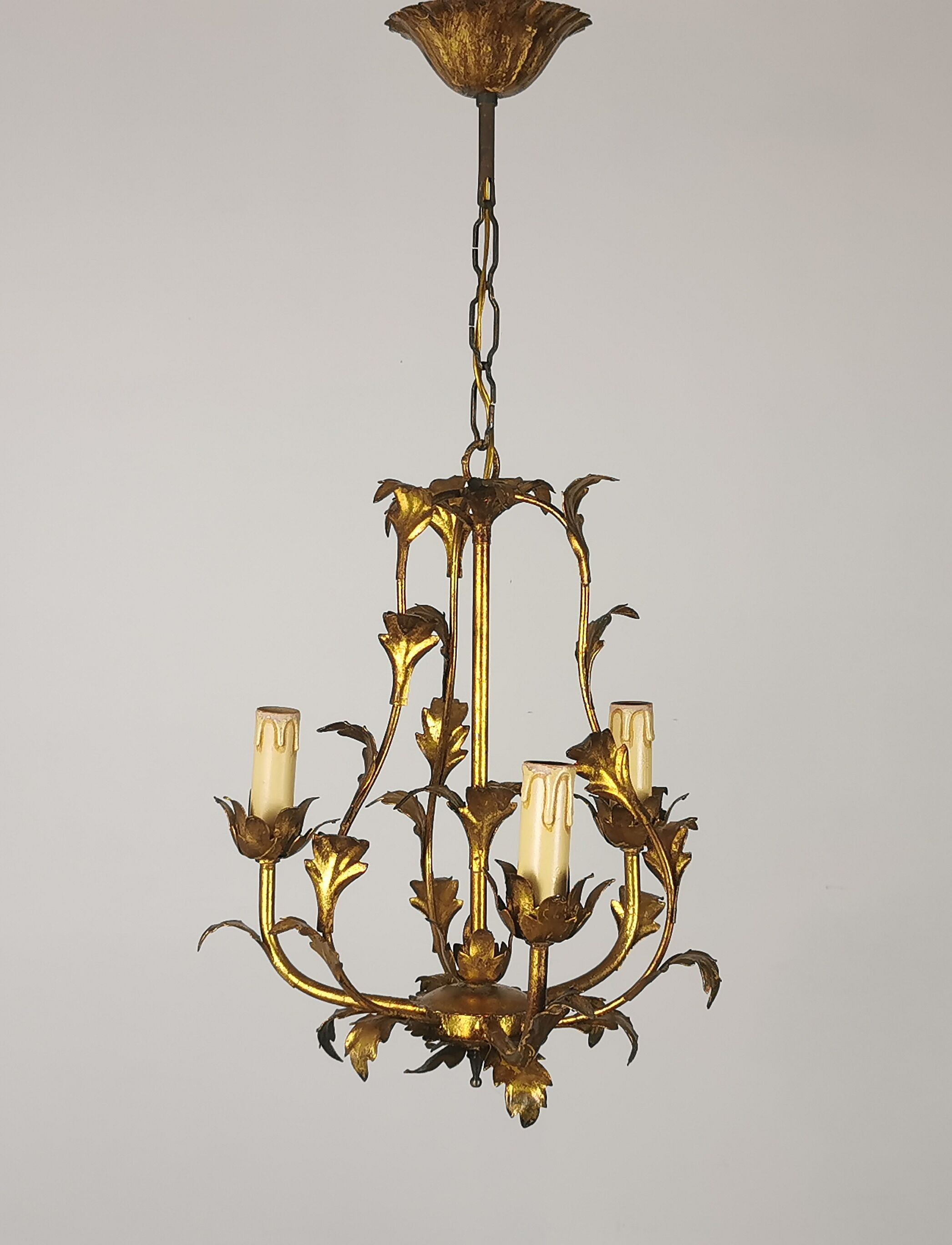 Lustre italien "feuilles"