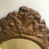 Brass mirror