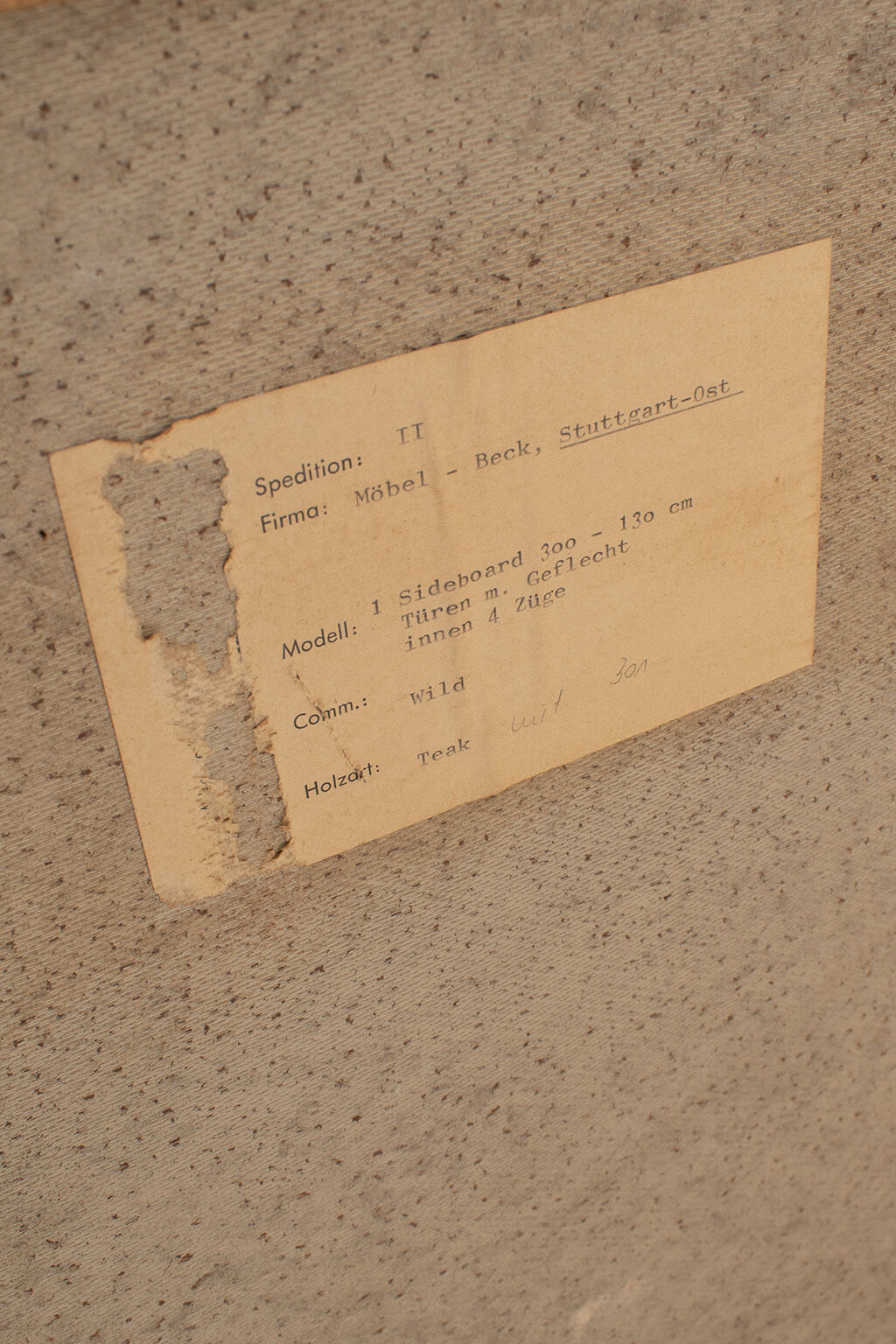 Leo Bub sideboard for BUB Wertmøbel