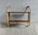 Wall shelf in wood and rattan from the 70s