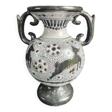 Nabeul vase, signed Tunisia, 1960s