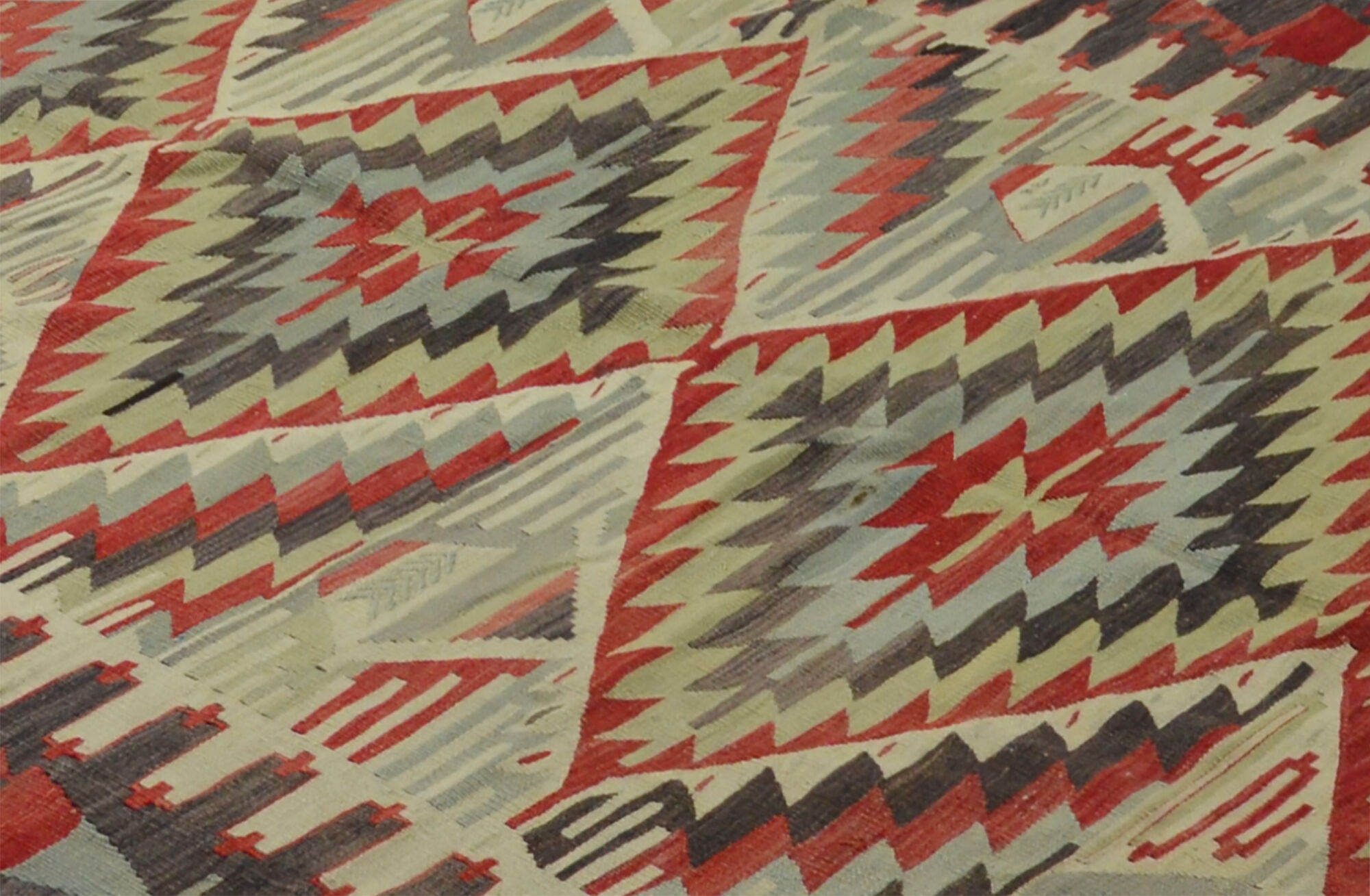 Anatolian handmade kilim rug 290 cm x 161 cm