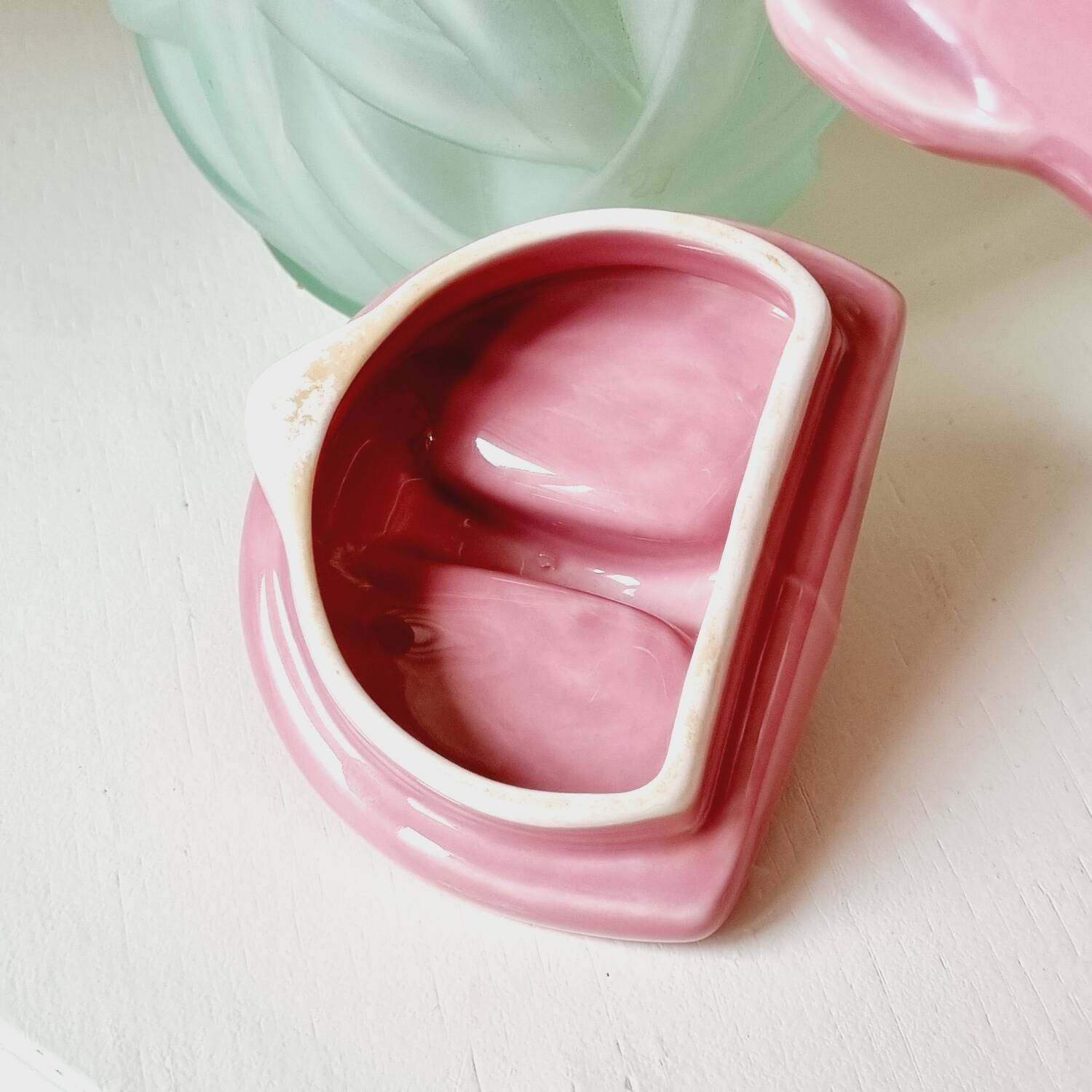 Pink ceramic elephant teapot