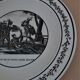 Assiette faïence Montereau 1825 marque en creux Mau