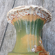 Vase Satsuma 1900 Japan Mejii period Chrysanthemes enamelled pottery