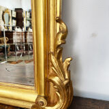 Large gilt mirror from the 19th century in the LOUIS XV style