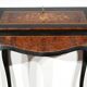 Blackened pearwood and amboyna sloping desk, Napoleon III period, mid-19th century