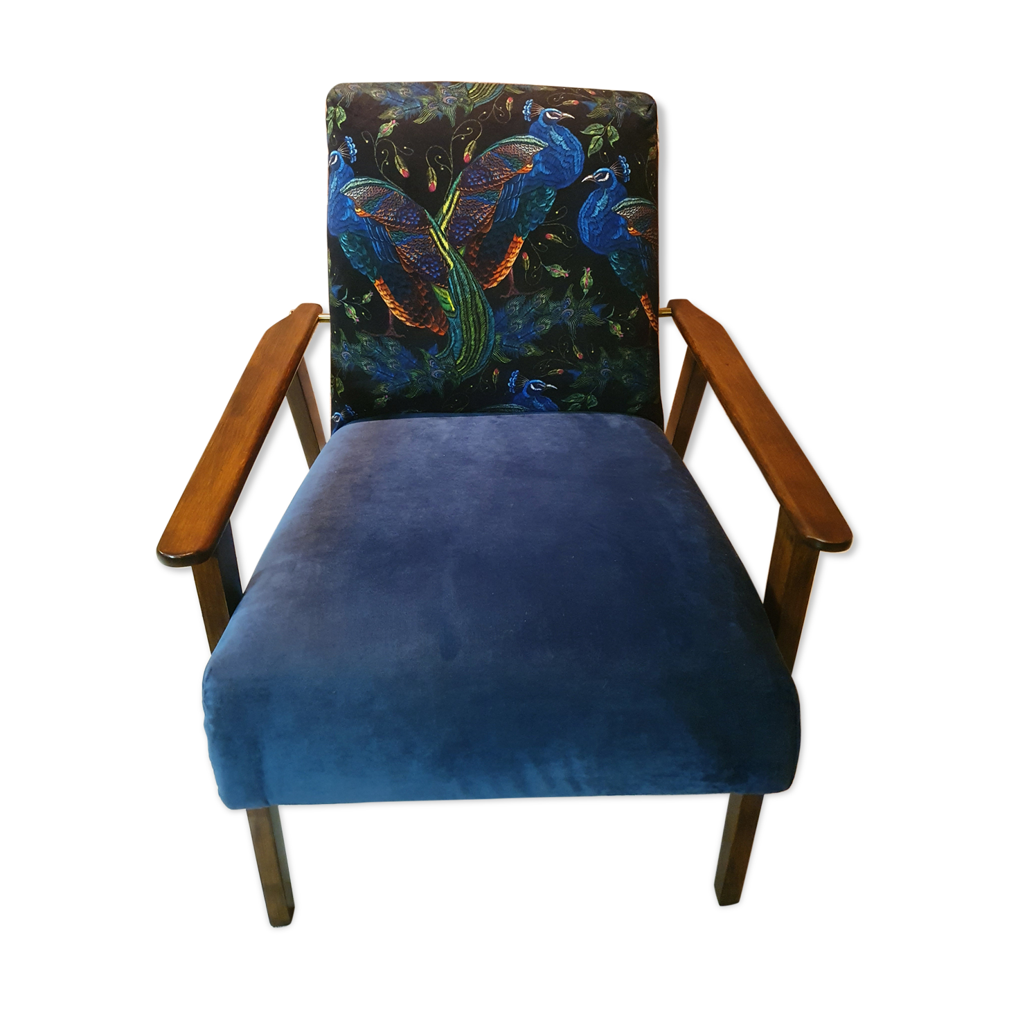 Renovated Śnieżka Starachoice armchair, 1970s, Poland