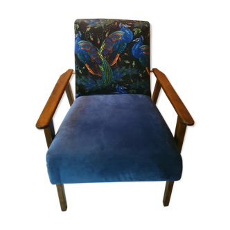 Renovated Śnieżka Starachoice armchair, 1970s, Poland
