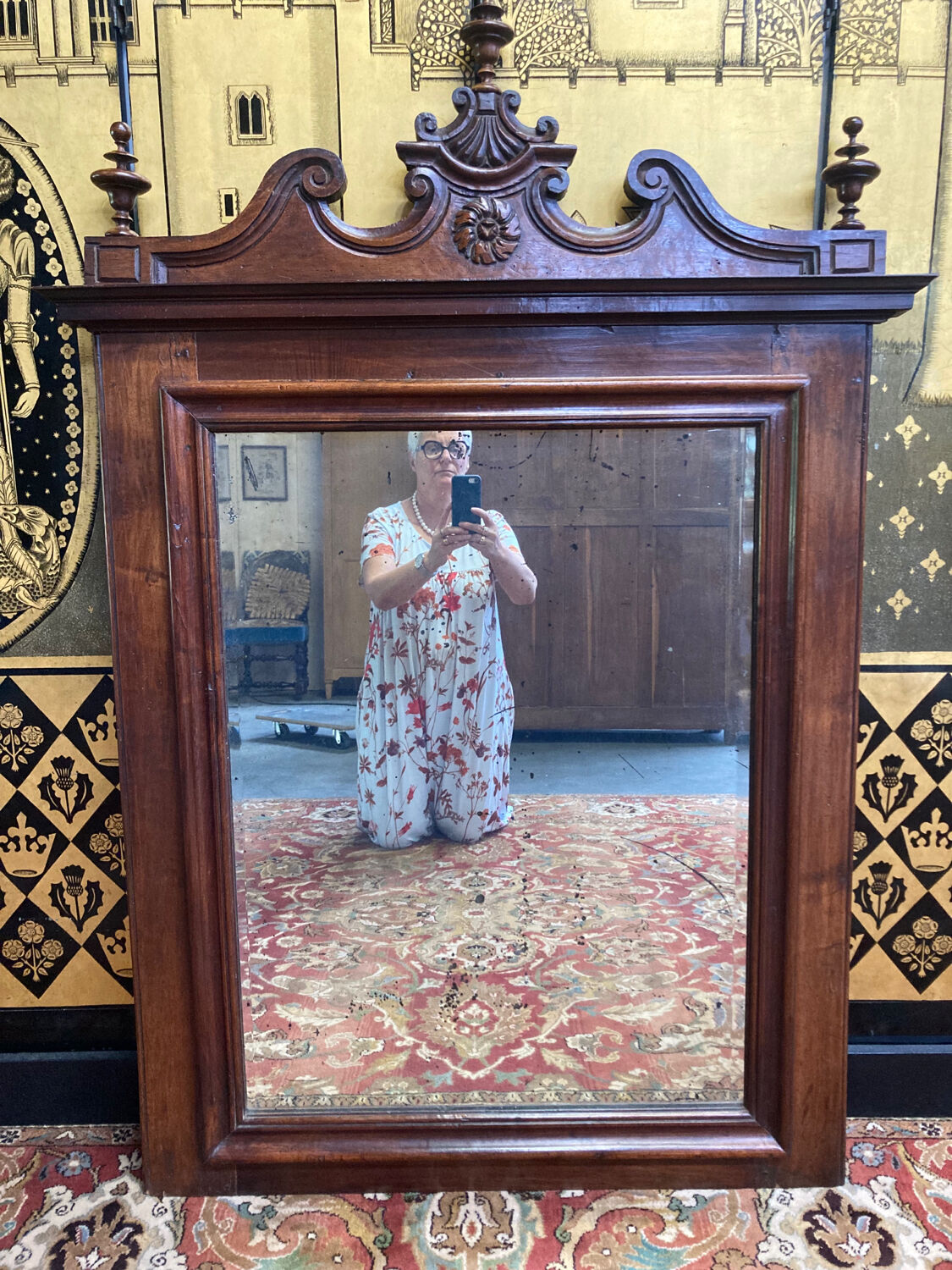 Mirror Louis XIII period, seventeenth