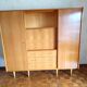 Armoire secrétaire en plaqué chene style scandinave / vintage