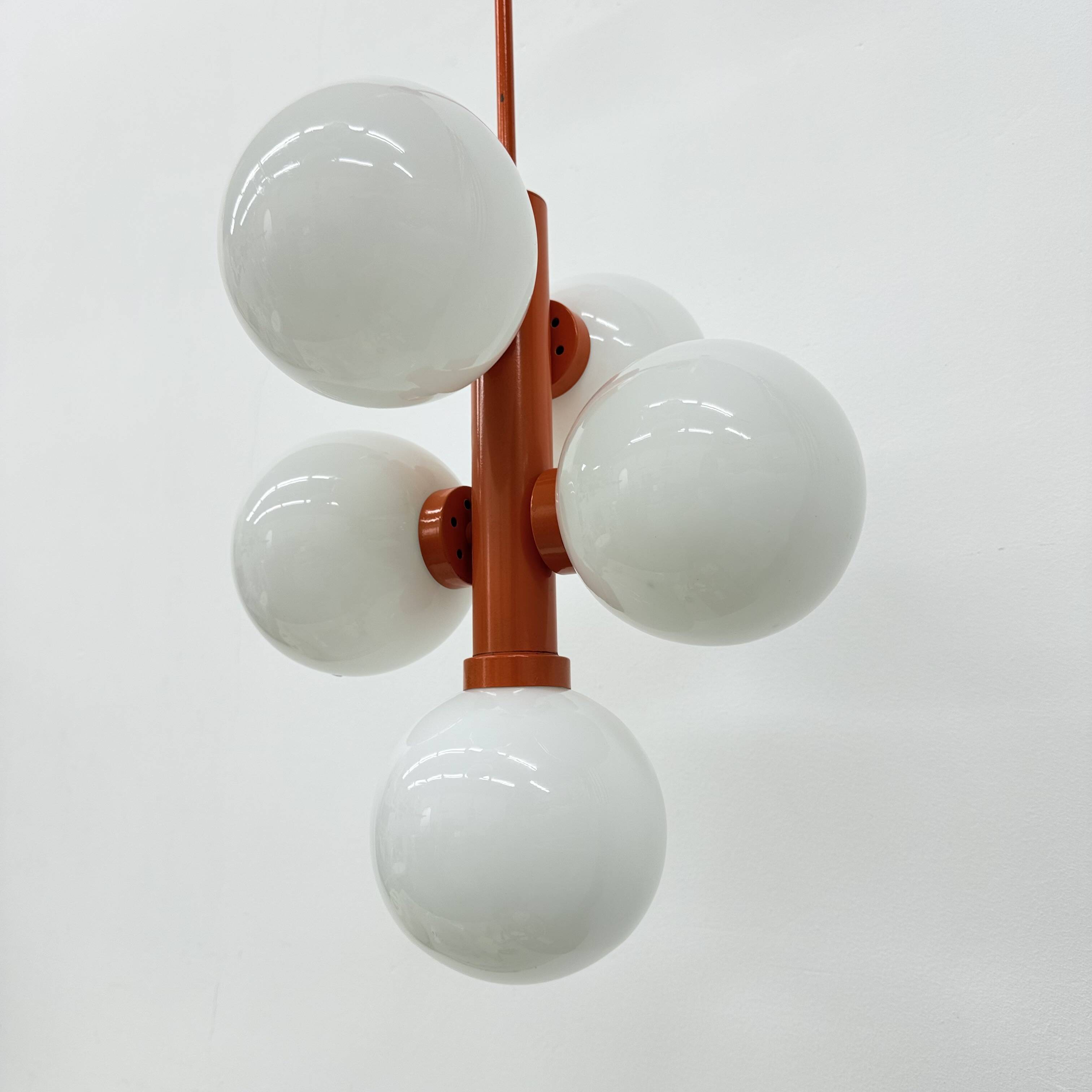 Mid-century atomic sputnik pendant lamp , 1970s
