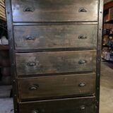Metal chest of drawers